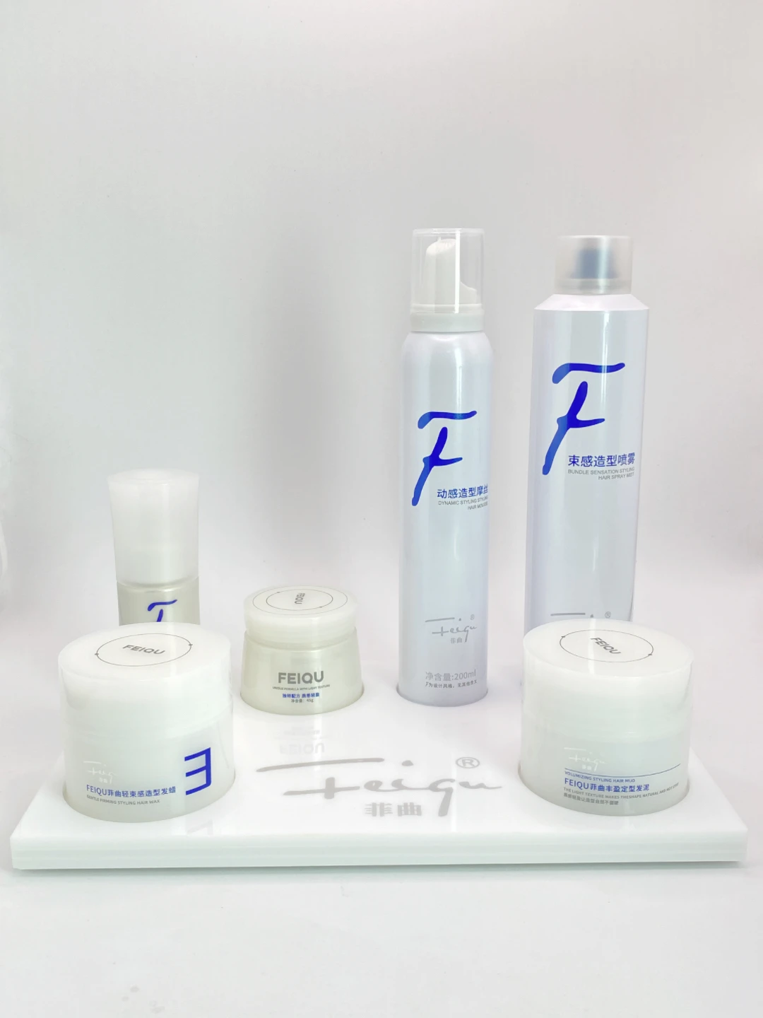 FEIQU Professional Salon OEM Private Label Hair Mousse Styling Foam Strong Hold ODM 200ml Wholesale Hair Mousse For Curly Hair