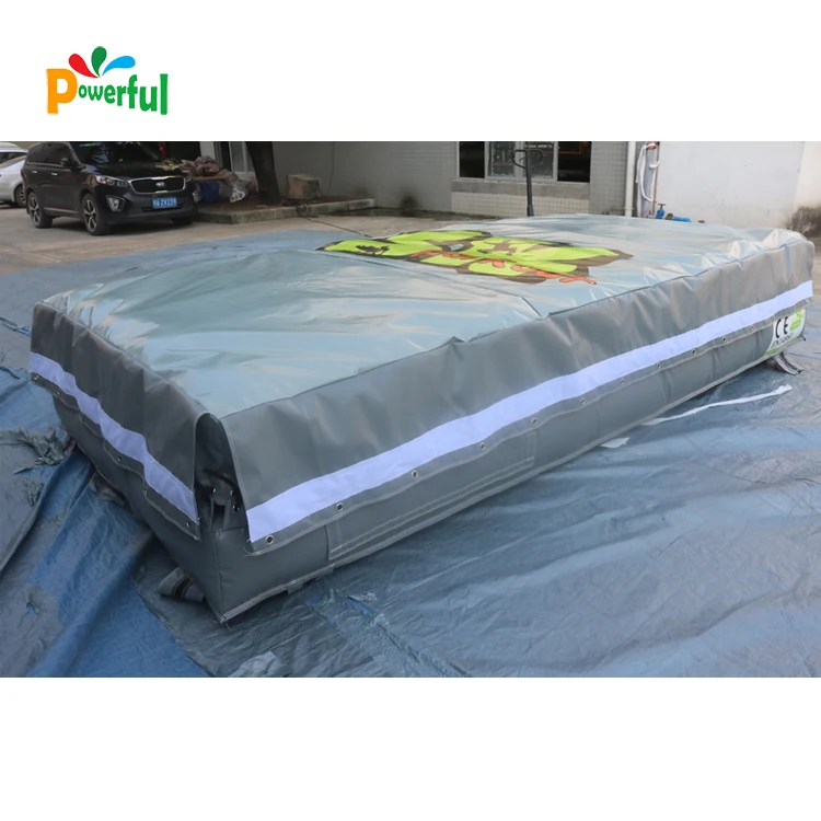 Outdoor gymnastics trampoline park landing airbag inflatable air jumping pillow