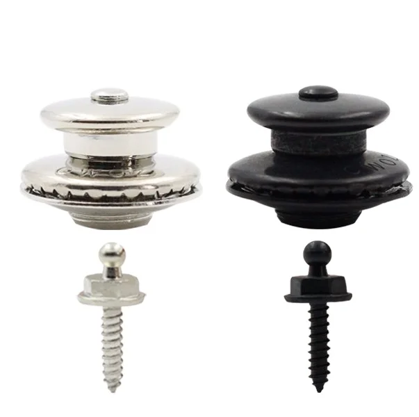 SNOWL Black Ukulele Acoustic Classical Electric Bass Guitar With Lock With Lock Locking(Black Chrome-Plated Brass)