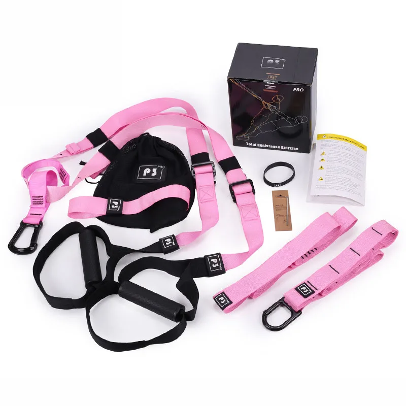 High Quality Nylon Multifunction Home Gym Durable Sling Trainer Strength Fitness P3 Suspension Trainer Straps
