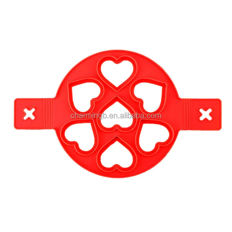 Durable Pancake Molds Ring Silicone Fried Egg Mold Reusable Pancake Maker Egg Ring Kitchen Cooking Baking Tools