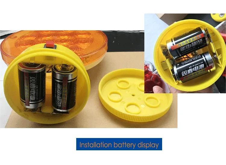 Portable Traficlight Revolving Beacon Light 12v 24v Led Solar Caution Lights For Road Works