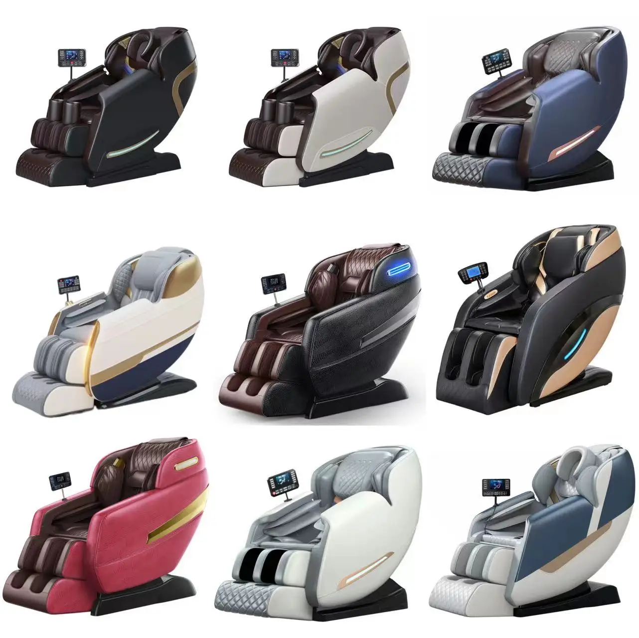 electric luxury office 4d 8d full body fix roller foot massage chair price full body zero gravity 2023 wholesale ningde mk