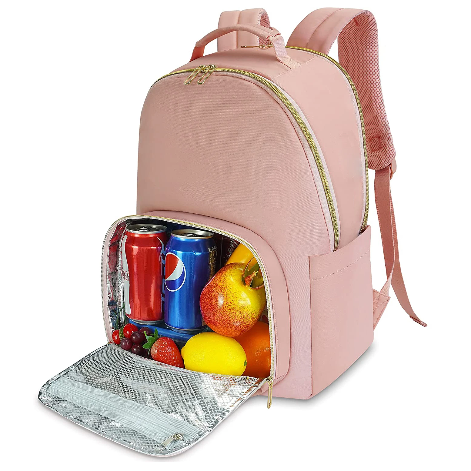 Daily Used Lunch Cooler Bag Travel Laptop Backpack Durable Computer College School Bookbag for Women Men Fits 17.3 Inch Laptop