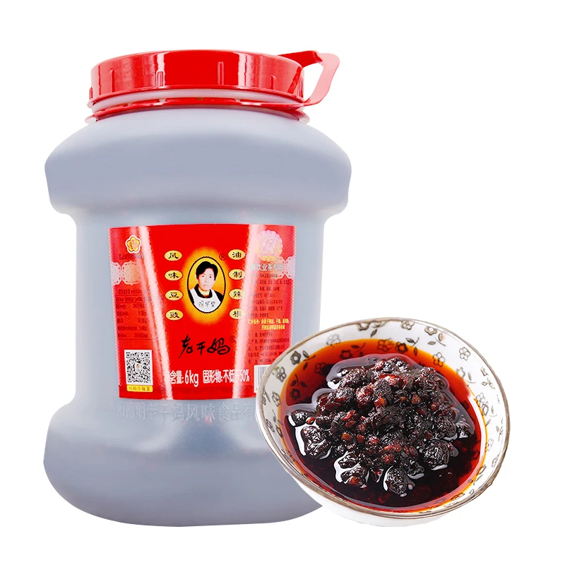 Tao Huabi Lao Gan Ma flavor fermented black beans 6kg  Hot oil pepper