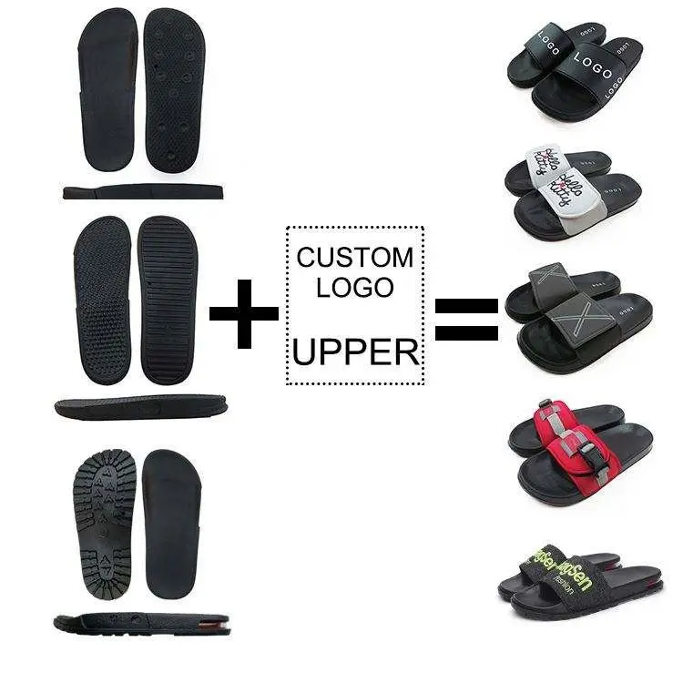 Grobhandel Flip-Flops New Slippers Flip Flop Color Ink Flops Embossed Sole Rubber With Back Strap