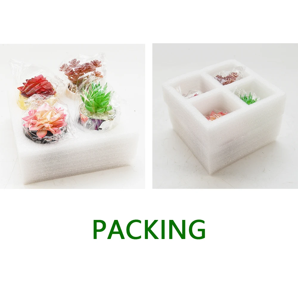 Wholesale custom wedding daily decoration artificial flowers succulents ceramic potted plants, small mini fake plants bonsai