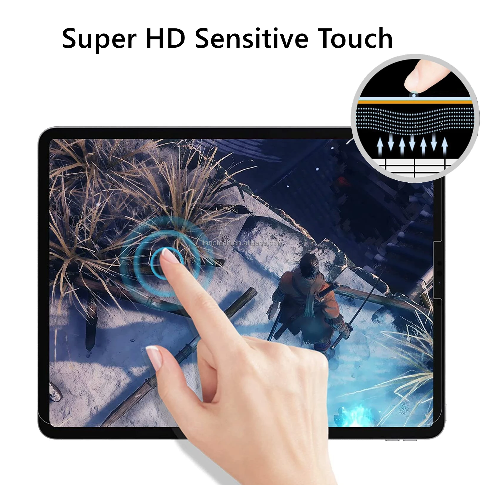 For ipad pro 9.7 air air2 Air3 ipad9 /8/7 10.2 Anti Scratch HD Clear 0.15mm thin PET protective film screen protector