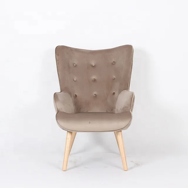 Laynsino Newest Design Hotel Living Room Lounge Chairs With Ottoman