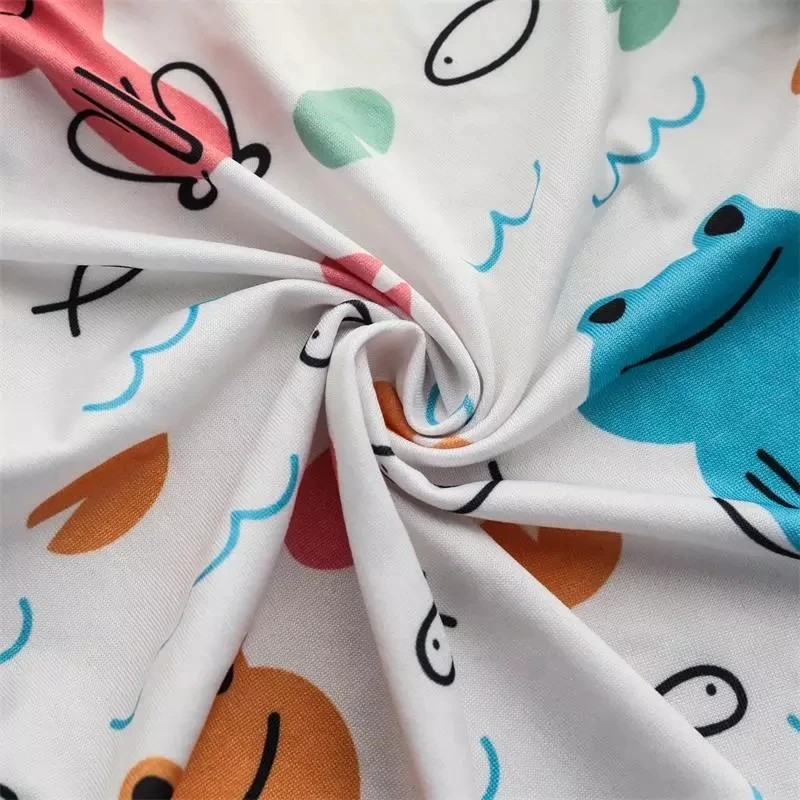 YRYIE Restaurant Stretch Printing Spandex Lycra Half Back Chair Covers For Home Decoration