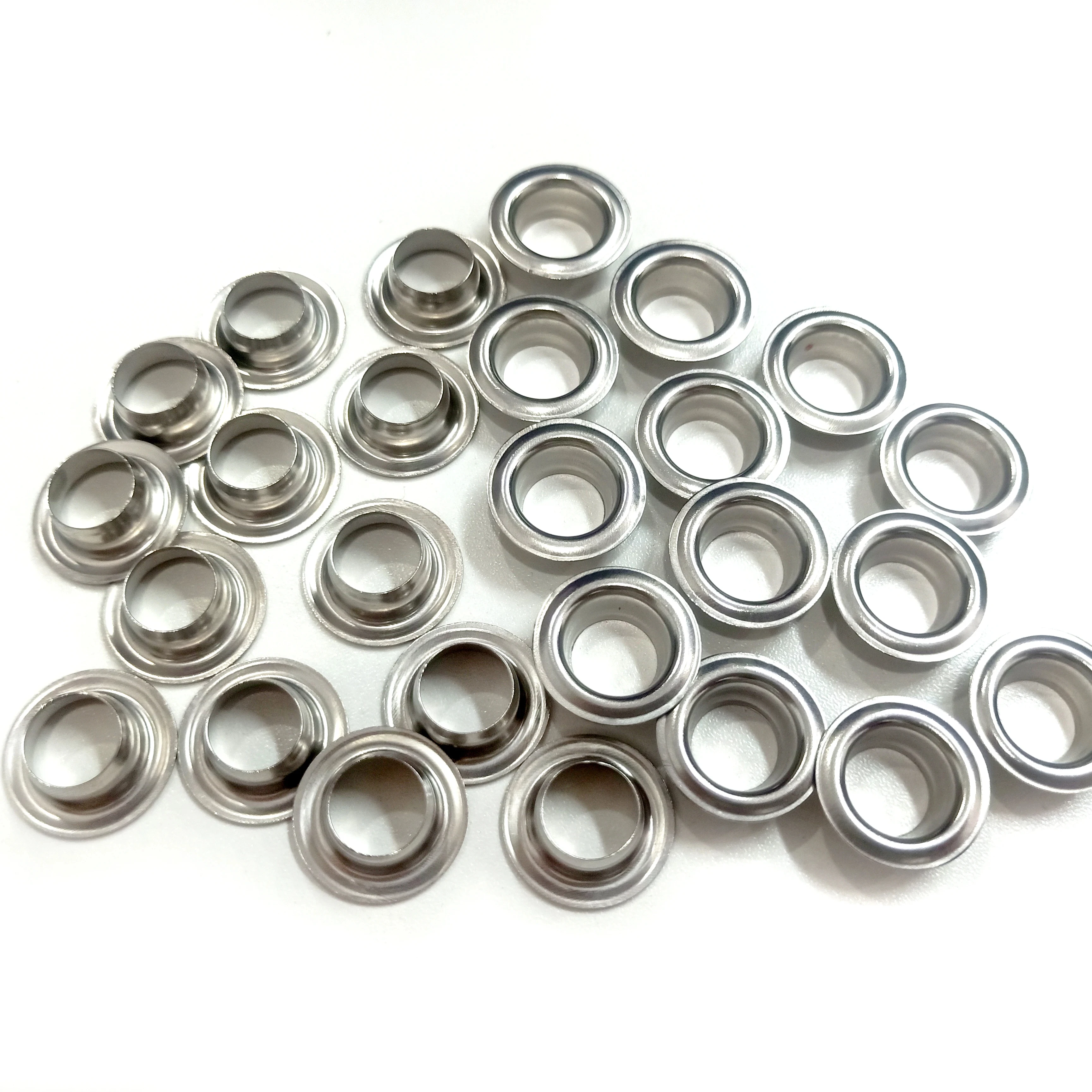 5.5mm/6mm/8mm/10mm/12mm eyelets used on grommet machine for tarpaulin/tent/banners/tab/cloth