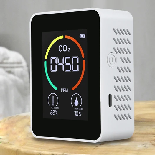 Personal Carbon Dioxide Gas Detector Alarm Multi Gas Detector Meter Handheld CO2 Gas Analyzers for Greenhouse