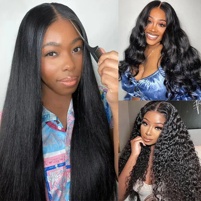 180% 200% Pre Plucked Glueless Full Hd Lace Wig Swiss Hd Lace Front 32 Inch Water Wave Wig Human Hair Raw Vietnamese Hair Wig
