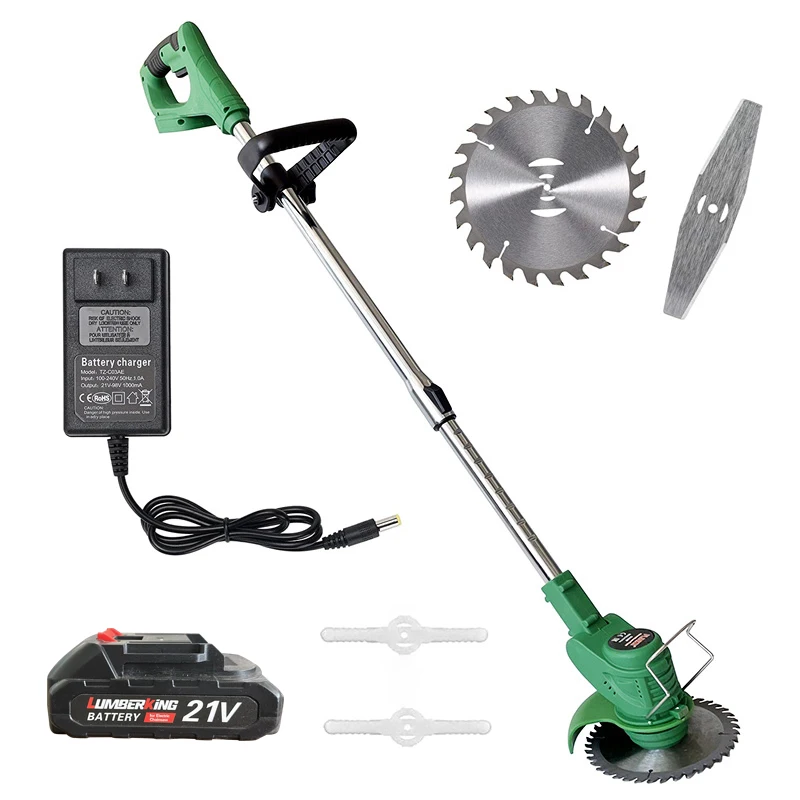 Lithium Battery Charge Cordless Electric Start Trimmer Brush Cutter for Grass