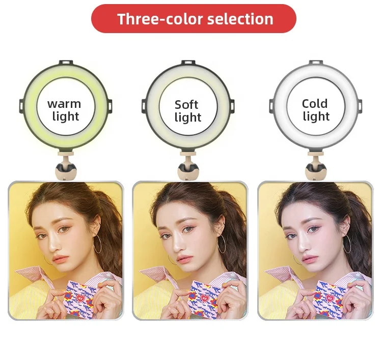 
Professional Broadcasting Studio Video Led Lights With Tripod Mobile Phone Holder Microphone Holder Sound Card Trap 