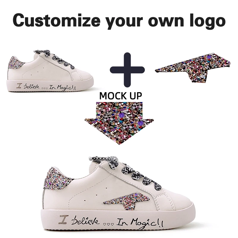 G.DUCK COOL Wholesale Custom Classical Star Baby Toddler Walking Shoes Fashion Girls Casual Shoes Children Kids Brand Sneakers