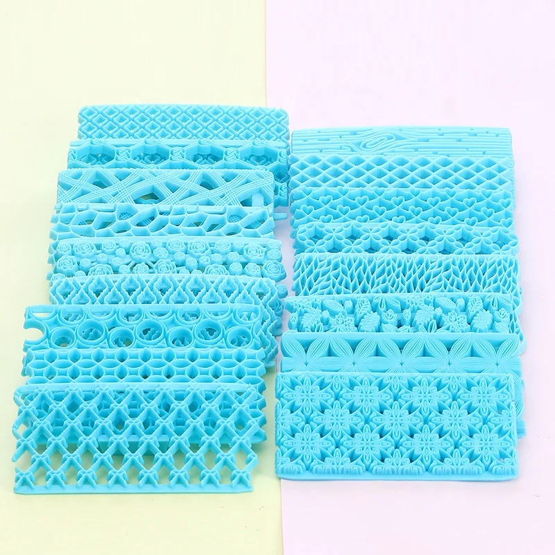 Happy Birthday Cake Tool Plastic Mold Cookie Cutting Embosser Plastic Stamp Cake Mold Tools Fondant Mold