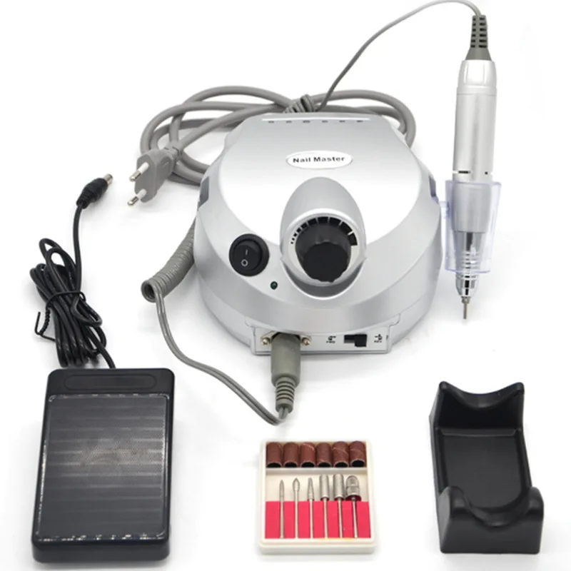 Bview Tool Professional Electric Nail Salon 35000RPM Manicure Nail Drill Machine Pedicure Machine Nail Drill With 6 Drill Bits