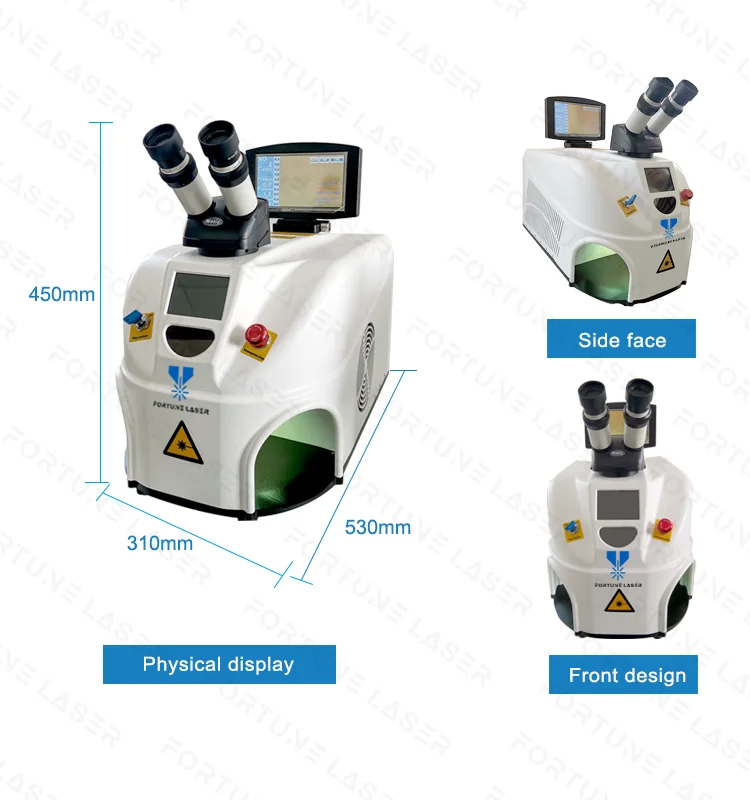 jewelry laser soldering machine Laser desktop type precision Yag laser jewelry welding machine 80w for silver gold and brass