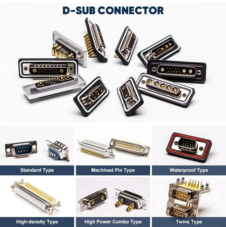 Smart Professional Manufacturer Of Waterproof D-sub 9p Female 90degree Dip Connector Ip67