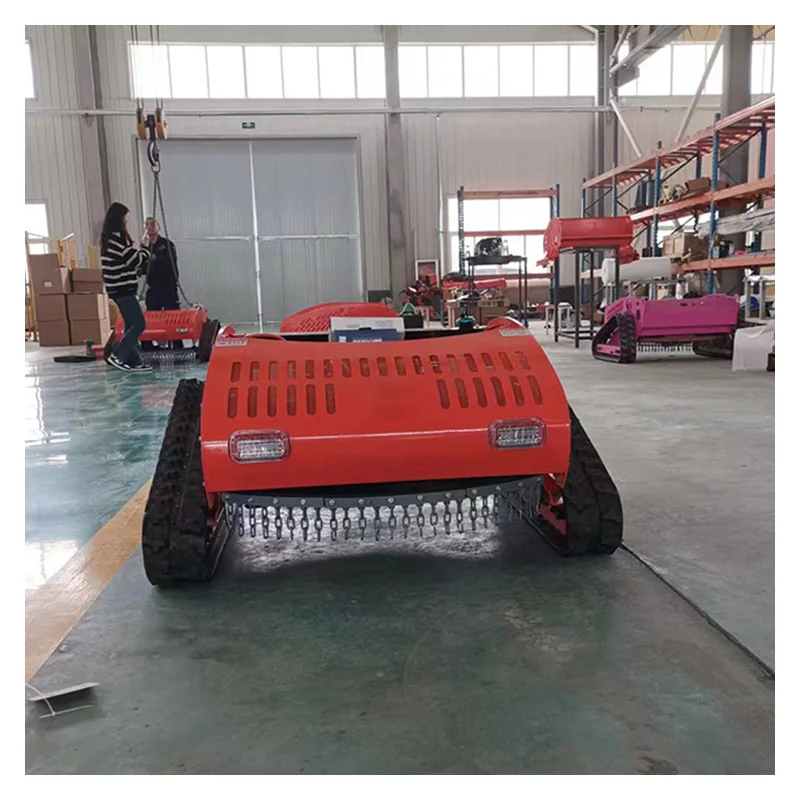Custom Mini Track Remote Control Zero Turn Mower Slope Robot Mower For Agricultural Machinery