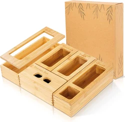 Bamboo Products 2022 Plastic Bag Organizer Ziplock Bag Storage Organizer Bamboo