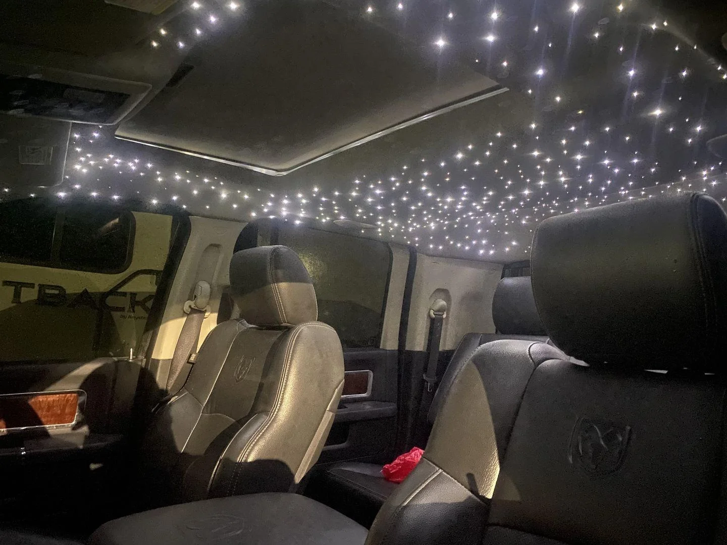 600 pc twinkle starlight headliner 32 watt rgb fiber optic light for car and home decoration