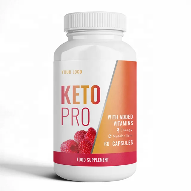 Keto Pro метаболизм здоровая пищевая добавка витамины круглая бутылка премиум-Частная марка питание Оптовая диетическая добавка