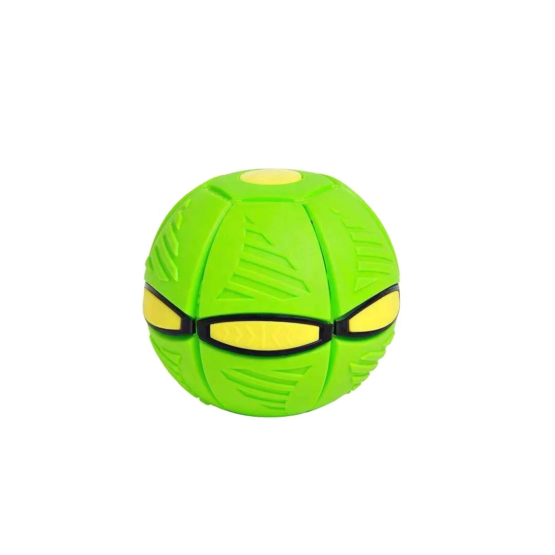 
2021 Hot sell Flying Saucer UFO BALL Bouncing Flat Magic Flying Ball For Kids Disc Ball 