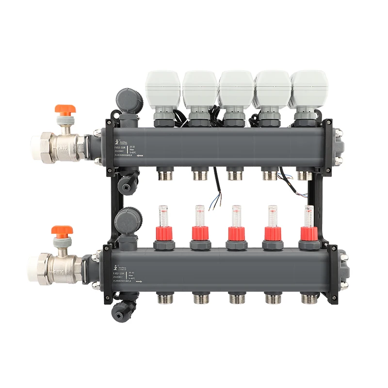 Hot Sell 2-10 Plastic Water Circulation Pipe Collector Radiation Floor Heating System and Mixing Valve