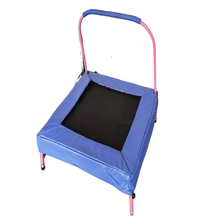 Sundow Oem Factory High Quality Fitness Mini Trampoline Jumping Bed For Kids With Handle