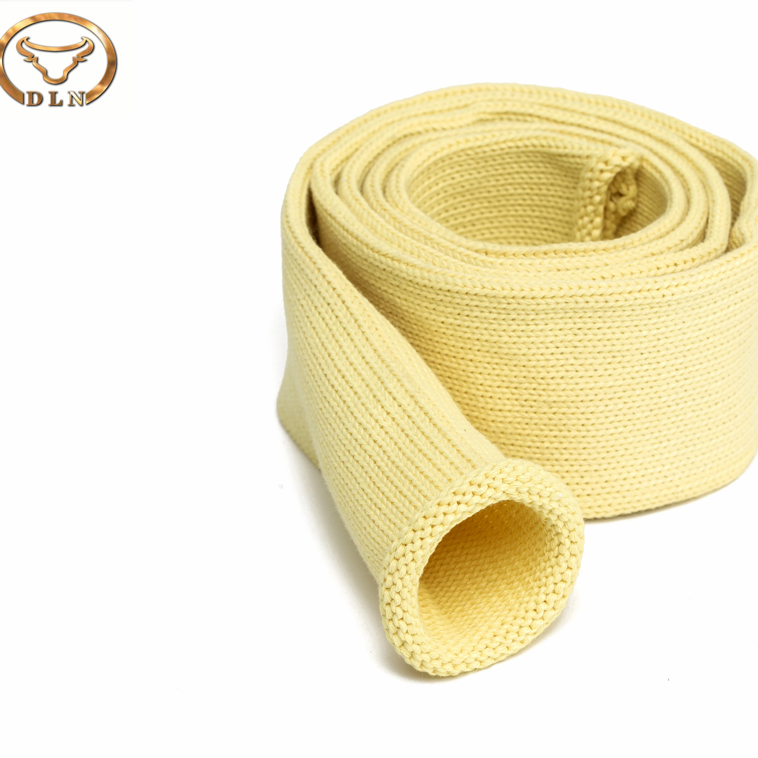 
Heat Resistant Aramid Knitting Sleeve, Aramid Knitting Tube For Transfer Roller Covering 