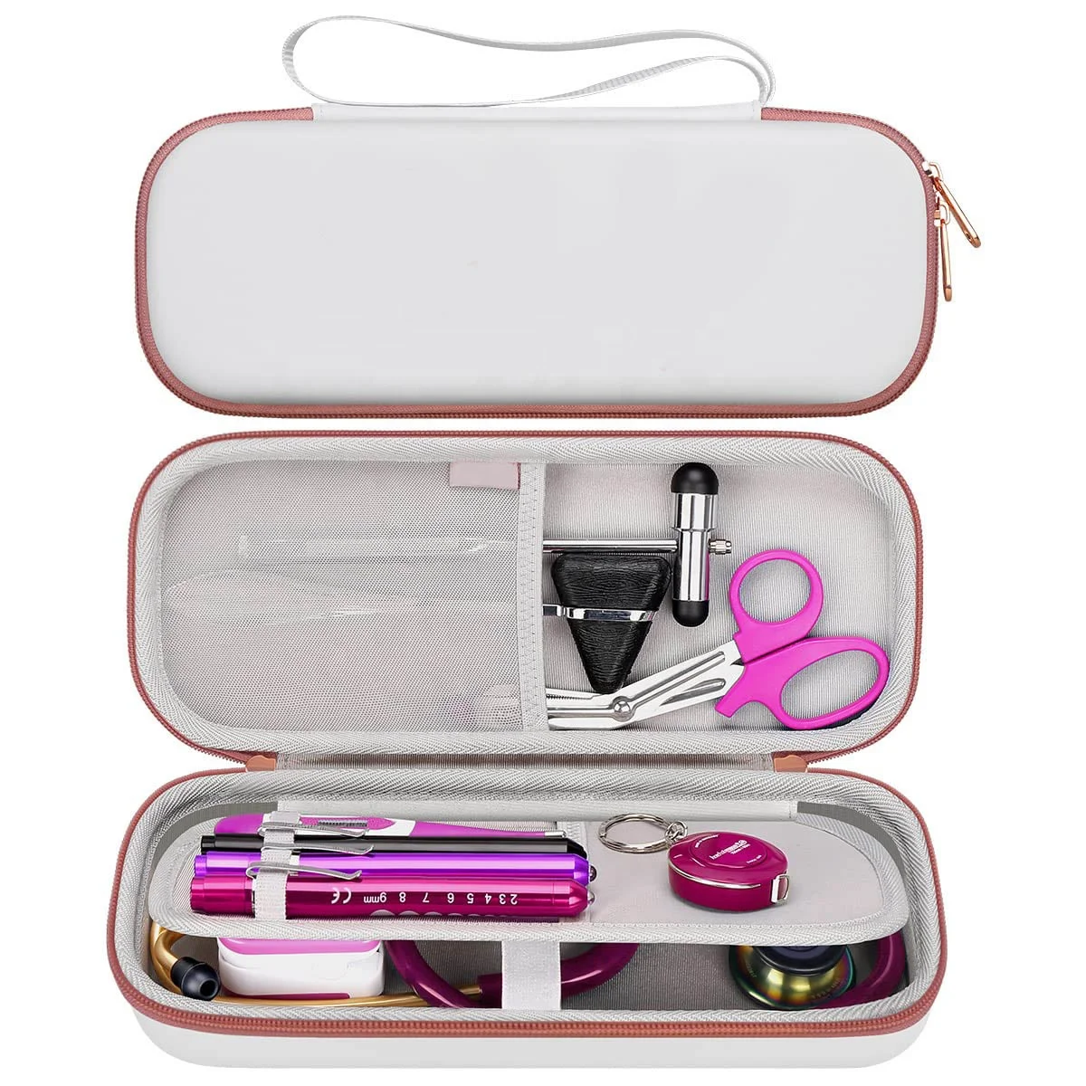 Custom Logo Protective Strong Hard Stethoscope Case for 3m Littmann Classic Eva Stethoscope Carrying Case for Medical Bag