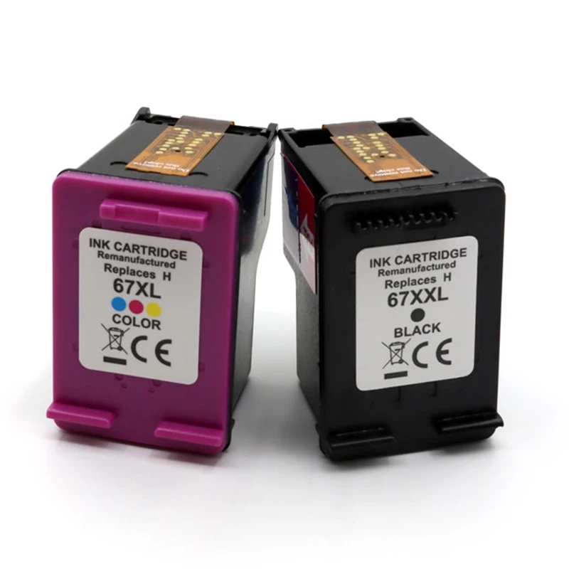 Premium 67 XL Black High-yield Remanufactured Ink Cartridge 67XL for HP DESKJET 1200 2700