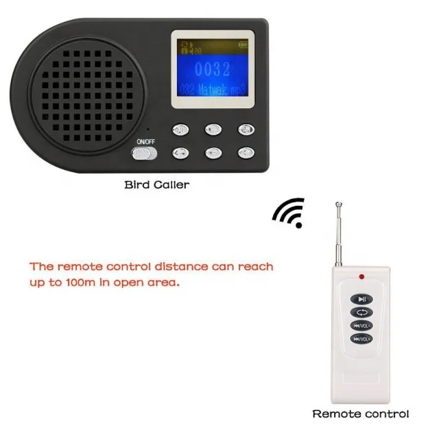 Digital Hunting Bird Caller Sound Players Decoy Speakers Wireless Remote Control CP360B 2023 new hunting accessories