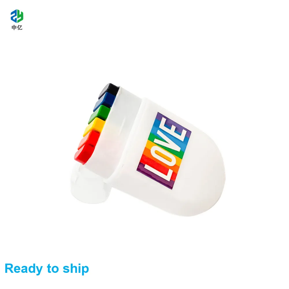 
Wholesale Non-toxic Face Paint Rainbow Colors safe Body Paint Hot sale 6 Pride Coloured Body Art Rainbow Face Paint 