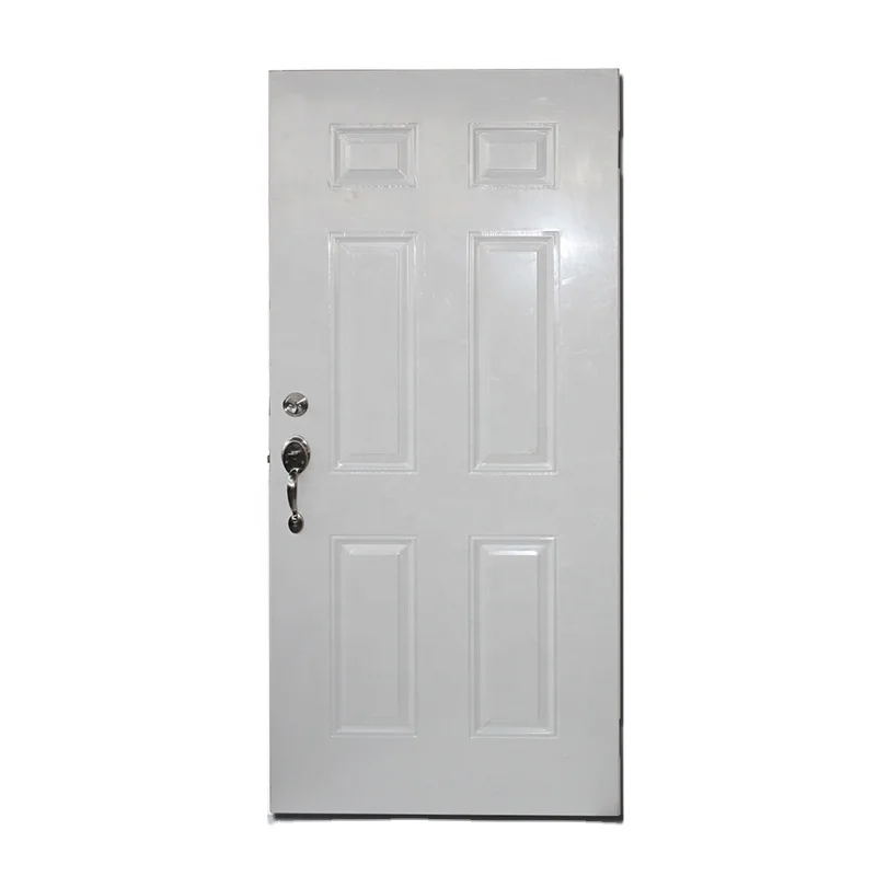 2023 latest design  high quality security exterior steel door with frames American steel doors