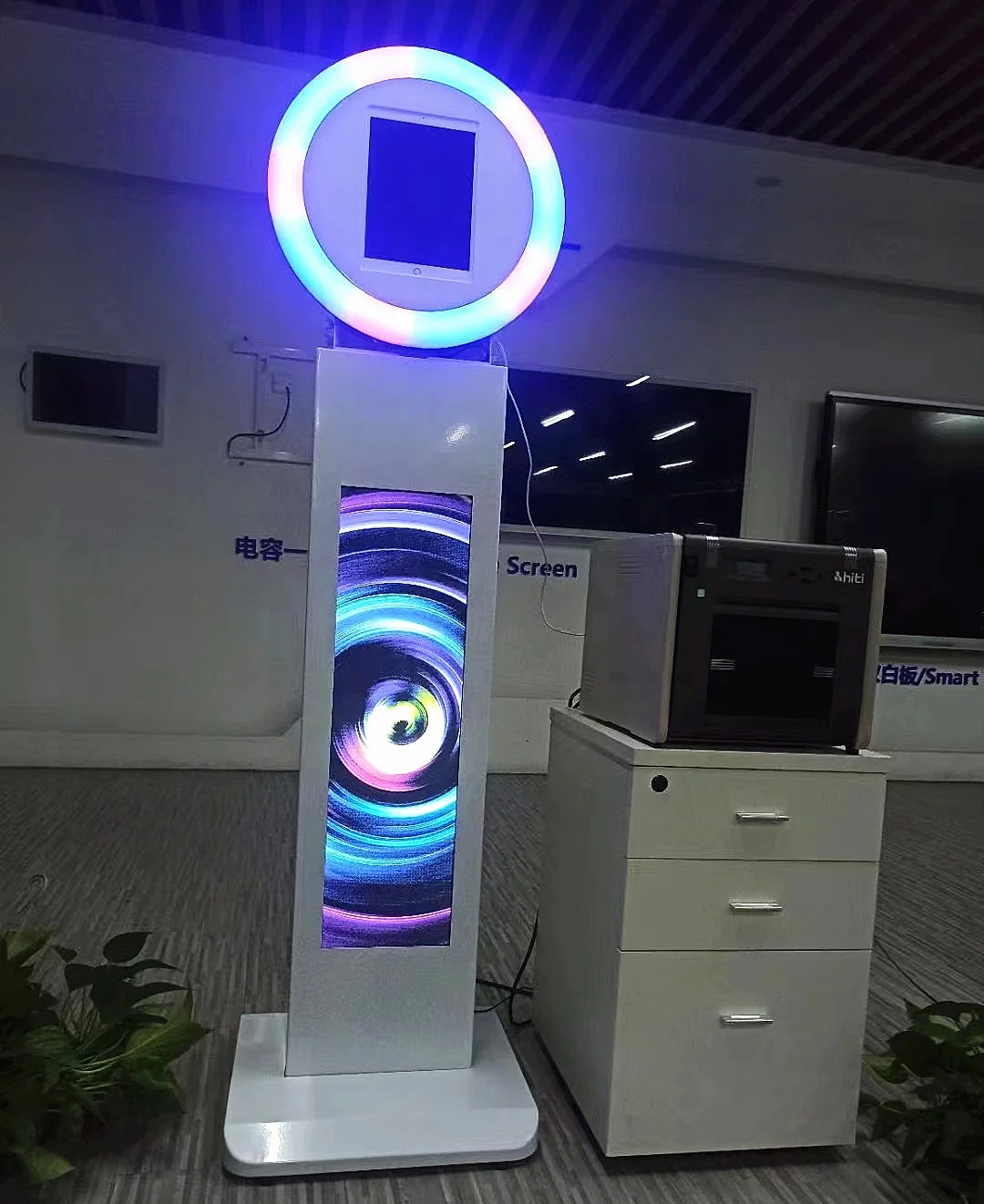 TOP 10.2, 11 12.9 Inch Ipad Photo Booth Social Party Wedding Shooting Selfie New Photo Booth Live Streaming hotsales dj lights