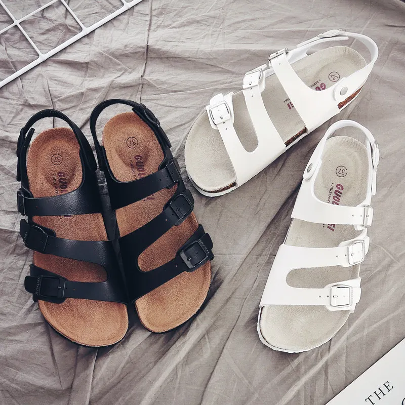 Latest Fancy Comfortable Custom Oem Men Summer Flat Cork Sandals