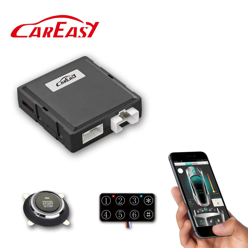  GPS/GSM Автомобильная сигнализация с дистанционным стартером двигателя и кнопкой