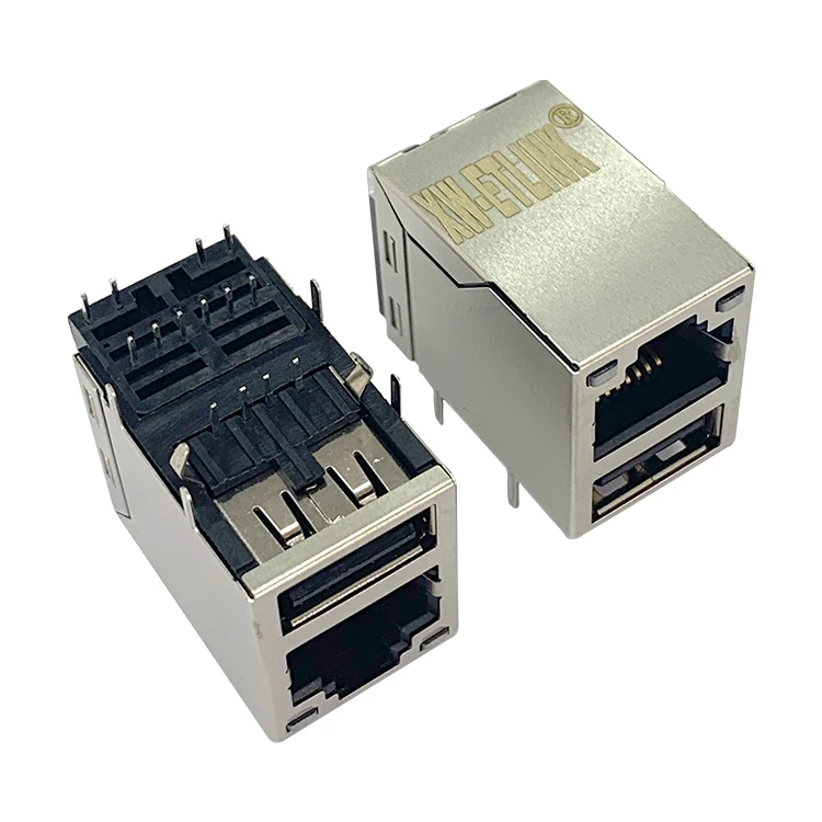 
ROHS Industrial Ethernet RJ45 USB Connectors 