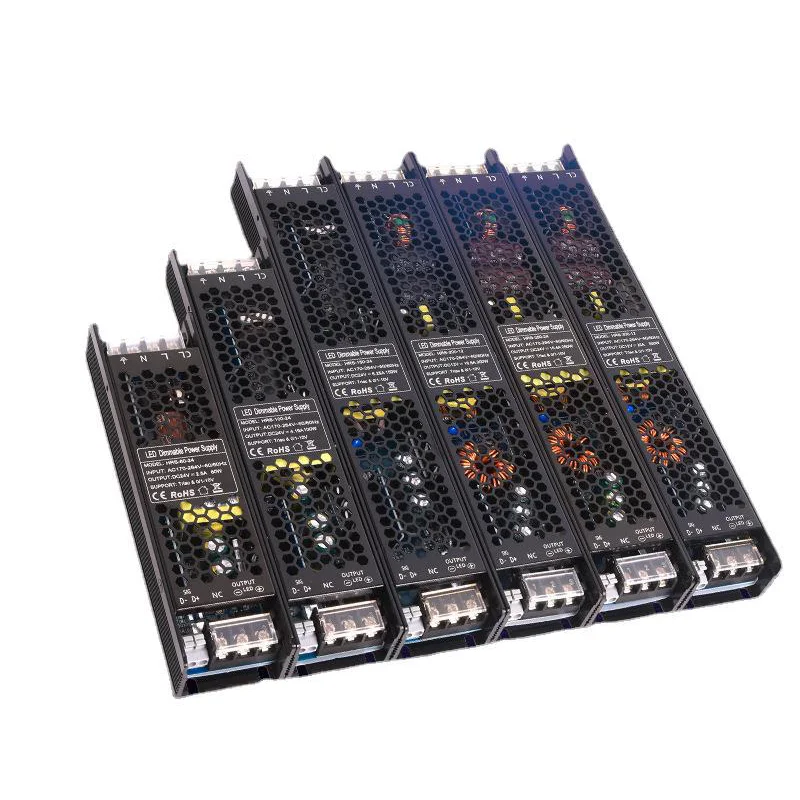 AC110-265V источника питания с регулируемой яркостью 0-10 В в DC12V150W адаптер преобразователь зарядное устройство светодиодные Трансформаторы