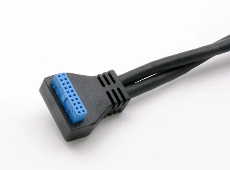 50 см usb3.0 20pin/19pin устройство работающее от прикуривателя с 2 портами материнской платы кабель-удлинитель USB 3 0 Передняя панель кронштейн