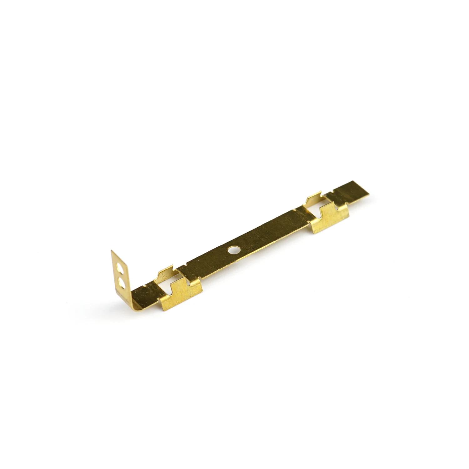 Electronic Contact Spring Clip Custom Metal Fabrication  Brass Leaf Spring Clip  Terminal Connecting  Clip