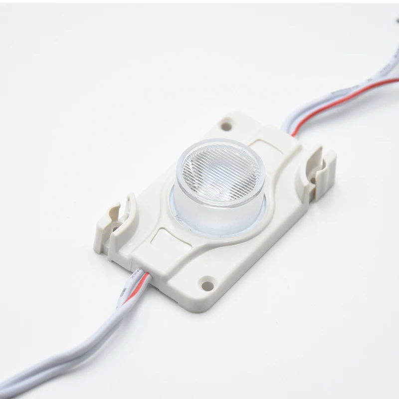  Высокая светоотдача 1 светодиод 1818SMD 15*55 градусов Встроенный объектив ABS впрыск 3 Вт водонепроницаемый
