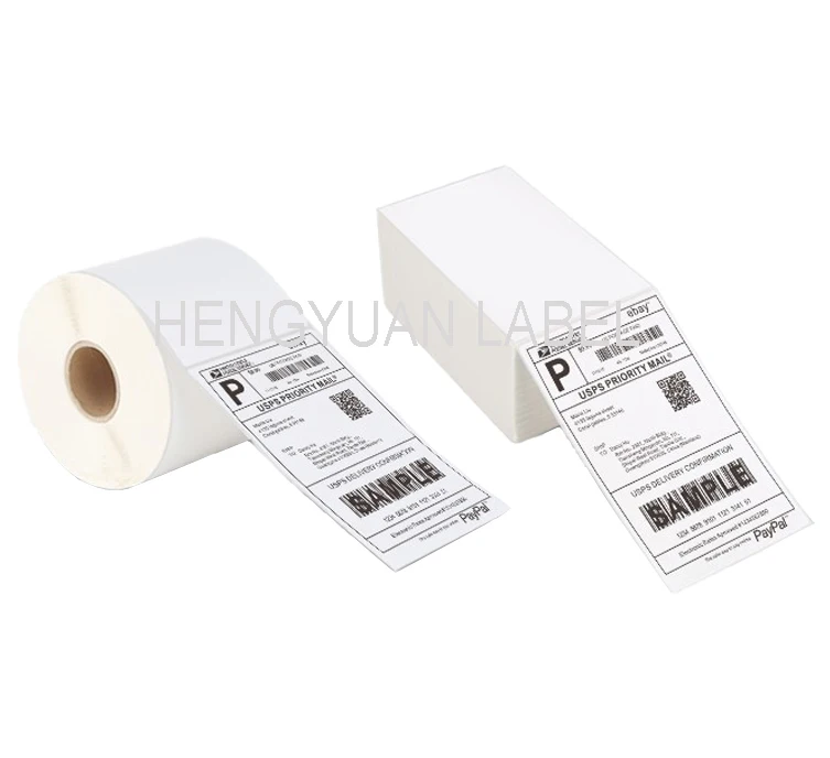 Thermal Sticker 100x150 Thermo Label Barcode A6 Fanfold 4x6 Shipping