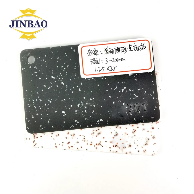JINBAO provide good quality 1220x2440 100%cast raw mica board fast deliver colorful marble acrylic sheet for interior decoration