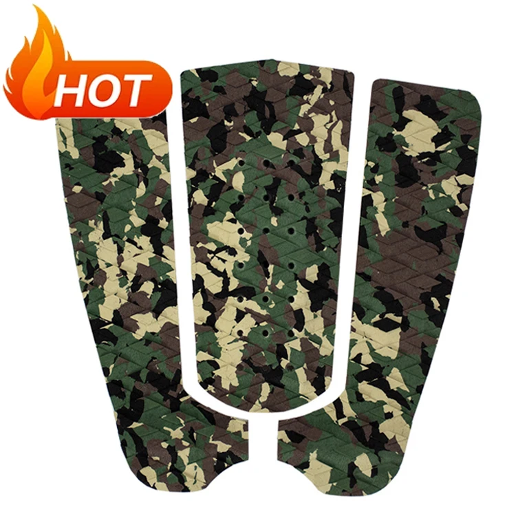 Custom Waterplay Surfing Glue Surfboard Traction Pad SUP Deck Grip Pad Surf Front EVA Foam Sheet Tail Pad for All Kinds of Board