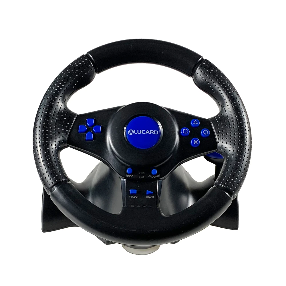 Alucard Programmable Double Vibration Motor Gaming Racing Steering Wheel With Pedal And Shifter For PS4/X-one
