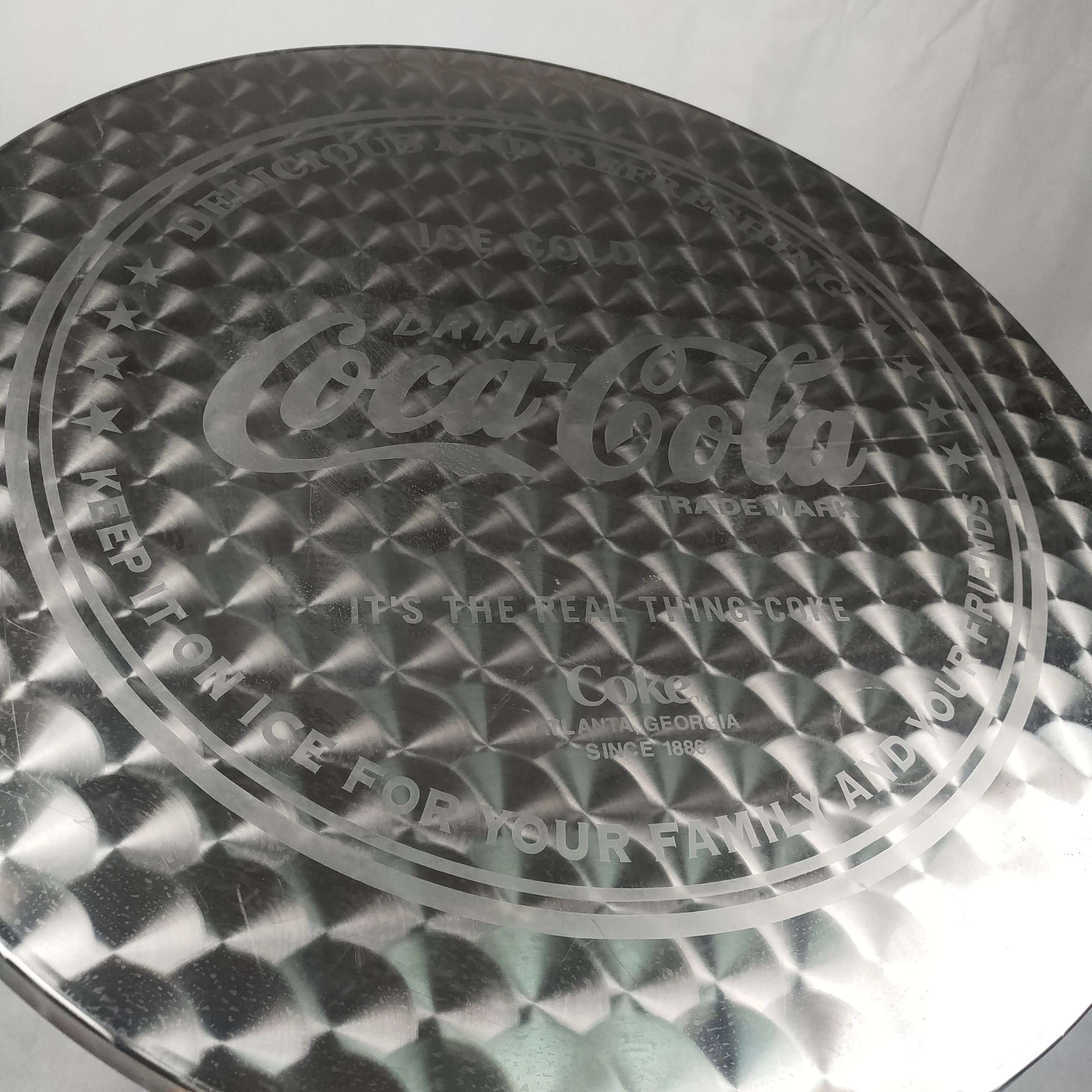 2019 Hot Sell Cheap Garden Round Outdoor Aluminium Table